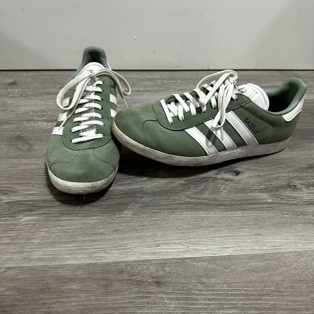Green Adidas Gazelle